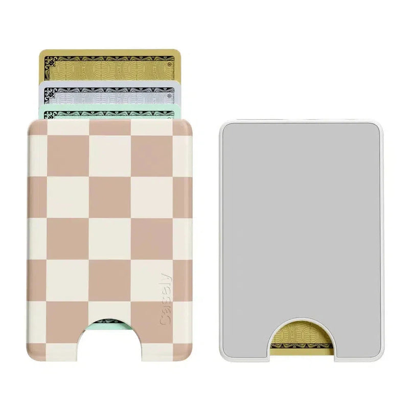 Fit Check | Neutral Checkerboard MagWallet MagWallet get.casely 