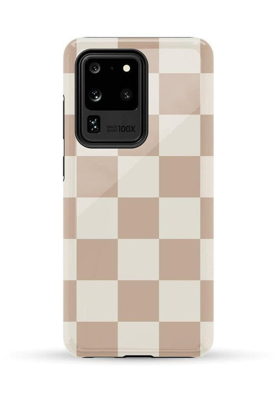 Fit Check | Neutral Checkerboard Samsung Case Samsung Case Casetry Essential Galaxy S21 Ultra