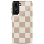 Fit Check | Neutral Checkerboard Samsung Case Samsung Case Casetry Essential Galaxy S22