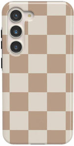 Fit Check | Neutral Checkerboard Samsung Case Samsung Case Casetry 