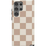 Fit Check | Neutral Checkerboard Samsung Case Samsung Case Casetry Essential Galaxy S23 Ultra