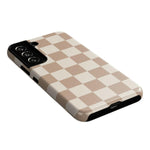 Fit Check | Neutral Checkerboard Samsung Case Samsung Case Casetry 