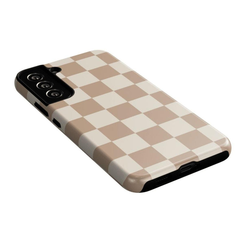 Fit Check | Neutral Checkerboard Samsung Case Samsung Case Casetry 
