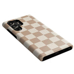 Fit Check | Neutral Checkerboard Samsung Case Samsung Case Casetry 