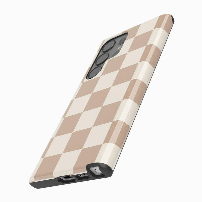 Fit Check | Neutral Checkerboard Samsung Case Samsung Case Casetry 