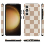 Fit Check | Neutral Checkerboard Samsung Case Samsung Case Casetry 