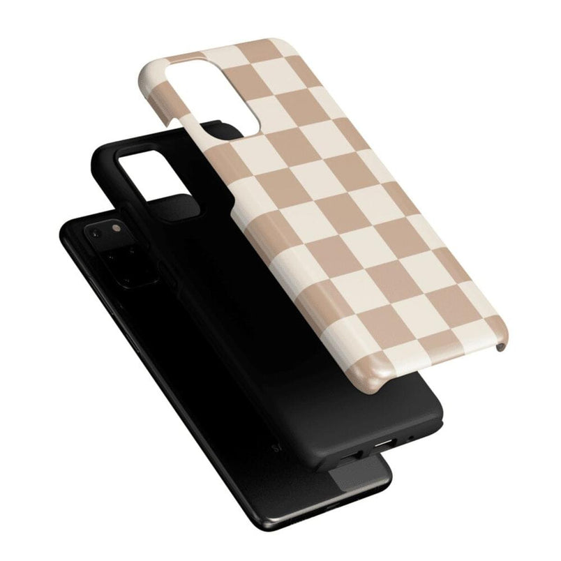 Fit Check | Neutral Checkerboard Samsung Case Samsung Case Casetry 