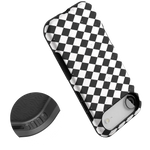 Salem's Hex | Black & White Checkered Case