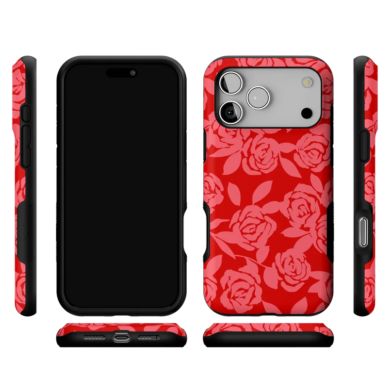 Final Rose | Red & Pink Floral Case