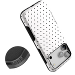 On the Dot | White Polka Dot Case