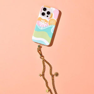 Flat Curb Chain Phone Chain | Pura Vida x Casely Phone Chain Pura Vida Bracelets 