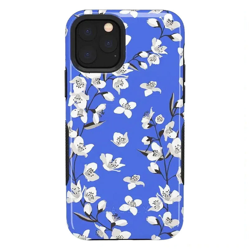 Floral Forest | Blue Cherry Blossom Floral Case iPhone Case get.casely Bold iPhone 11 Pro 