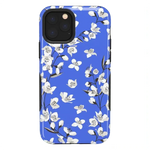 Floral Forest | Blue Cherry Blossom Floral Case iPhone Case get.casely Bold iPhone 11 Pro 