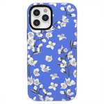 Floral Forest | Blue Cherry Blossom Floral Case iPhone Case get.casely Bold iPhone 12 Pro Max 