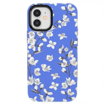 Floral Forest | Blue Cherry Blossom Floral Case iPhone Case get.casely Bold iPhone 12 