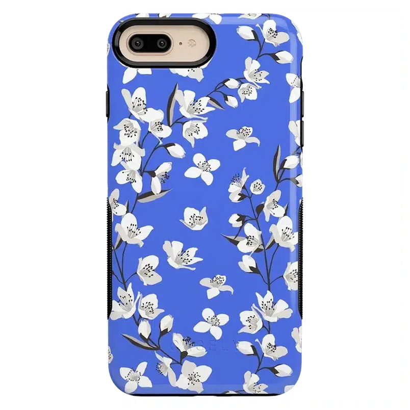 Floral Forest | Blue Cherry Blossom Floral Case iPhone Case get.casely Bold iPhone 6/7/8 Plus 