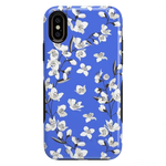 Floral Forest | Blue Cherry Blossom Floral Case iPhone Case get.casely Bold iPhone XS Max 