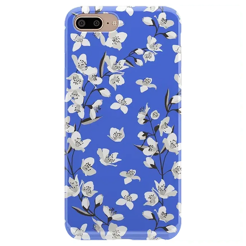 Floral Forest | Blue Cherry Blossom Floral Case iPhone Case get.casely Classic iPhone 6/7/8 Plus 
