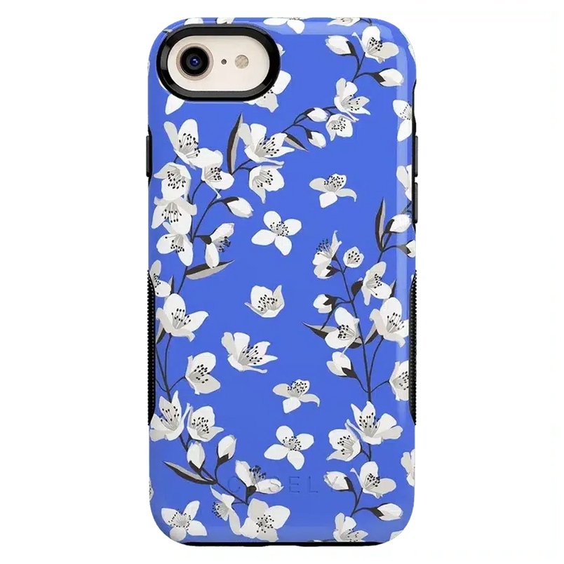 Floral Forest | Blue Cherry Blossom Floral Case iPhone Case get.casely 