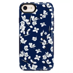 Floral Forest | Navy Cherry Blossom Floral Case iPhone Case get.casely Bold iPhone 6/7/8 
