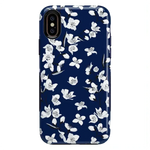 Floral Forest | Navy Cherry Blossom Floral Case iPhone Case get.casely Bold iPhone XS Max 