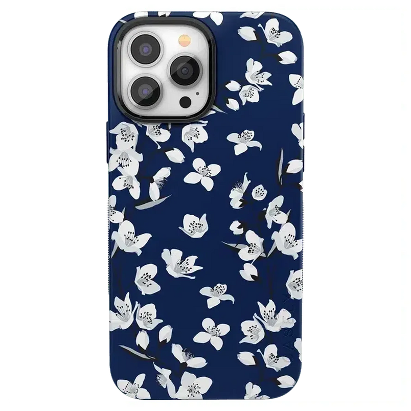 Floral Forest | Navy Cherry Blossom Floral Case