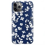 Floral Forest | Navy Cherry Blossom Floral Case iPhone Case get.casely Classic iPhone 11 Pro 