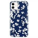Floral Forest | Navy Cherry Blossom Floral Case iPhone Case get.casely Classic iPhone 11 
