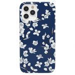 Floral Forest | Navy Cherry Blossom Floral Case iPhone Case get.casely Classic iPhone 12 Pro Max 