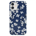 Floral Forest | Navy Cherry Blossom Floral Case iPhone Case get.casely Classic iPhone 12 