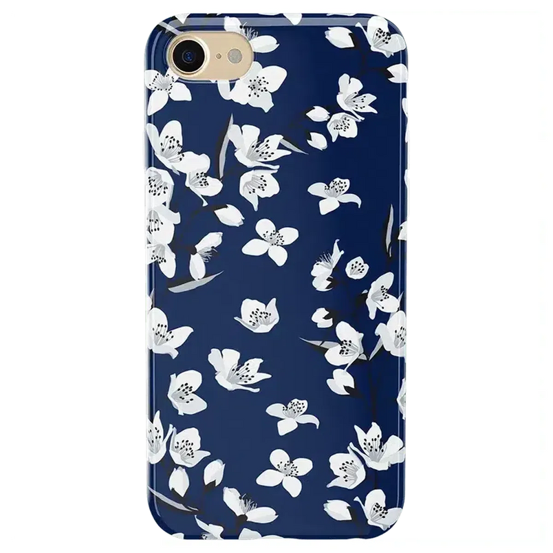 Floral Forest | Navy Cherry Blossom Floral Case iPhone Case get.casely Classic iPhone 6/7/8 
