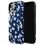 Floral Forest | Navy Cherry Blossom Floral Case iPhone Case get.casely 