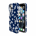 Floral Forest | Navy Cherry Blossom Floral Case iPhone Case get.casely 