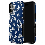 Floral Forest | Navy Cherry Blossom Floral Case iPhone Case get.casely 