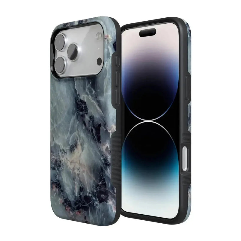 Floral Forest | Navy Cherry Blossom Floral Case iPhone Case get.casely 