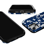 Floral Forest | Navy Cherry Blossom Floral Case iPhone Case get.casely 