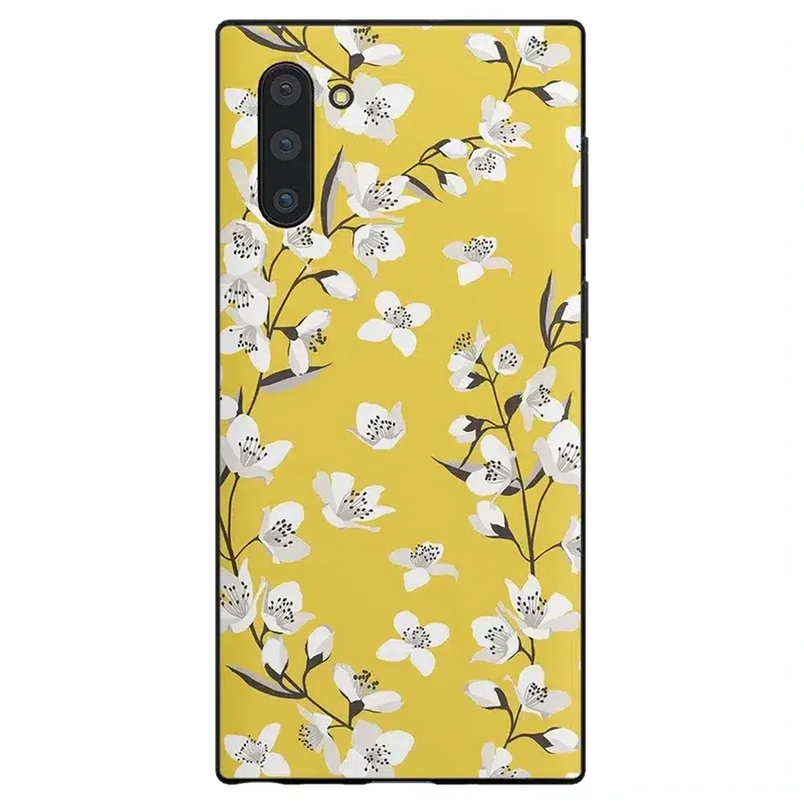 Floral Forest | Yellow Cherry Blossom Floral Samsung Case Samsung Case get.casely Classic Galaxy Note 10 Plus 