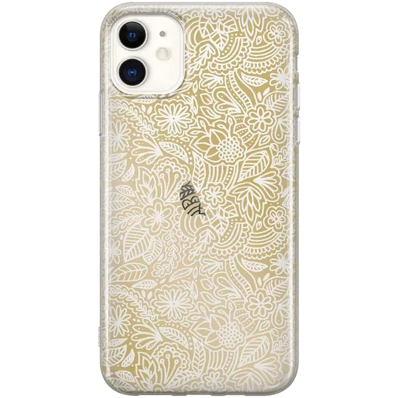 Floral Mandala | Rose Gold Clear Case iPhone Case get.casely Classic iPhone 11 
