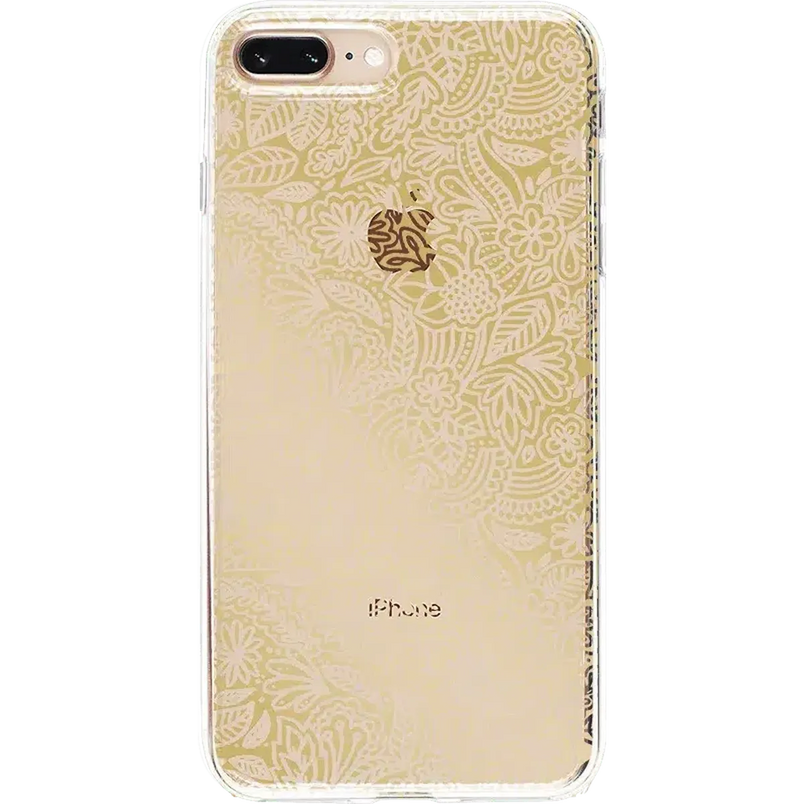 Floral Mandala | Rose Gold Clear Case iPhone Case get.casely Classic iPhone 6/7/8 Plus 