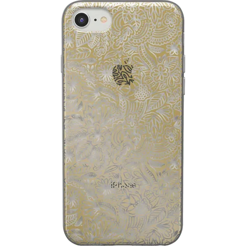 Floral Mandala | Rose Gold Clear Case iPhone Case get.casely 