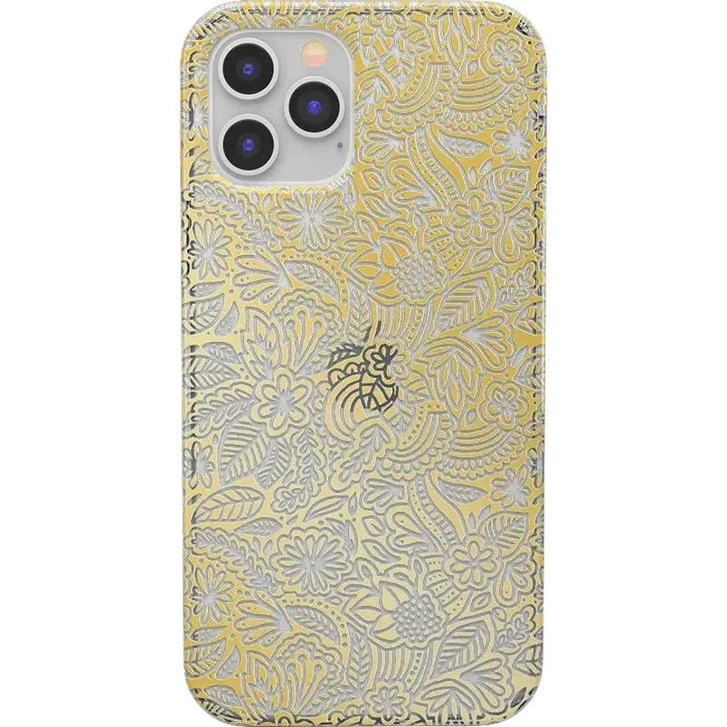 Floral Mandala | Rose Gold Clear Case iPhone Case get.casely 