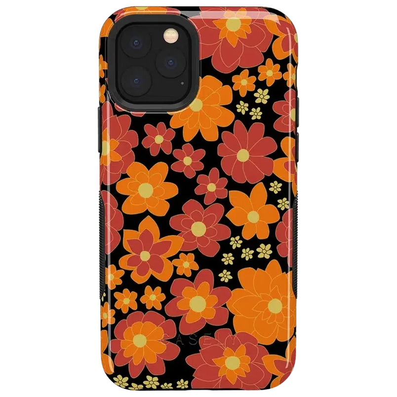 Flower Child | Bright Retro Floral Case iPhone Case get.casely Bold iPhone 11 Pro 