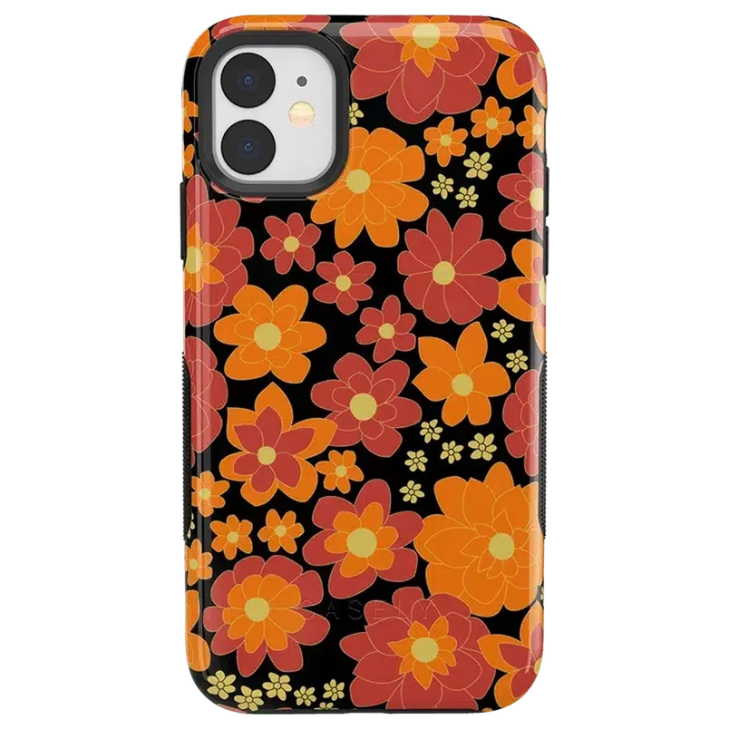 Flower Child | Bright Retro Floral Case iPhone Case get.casely Bold iPhone 11 
