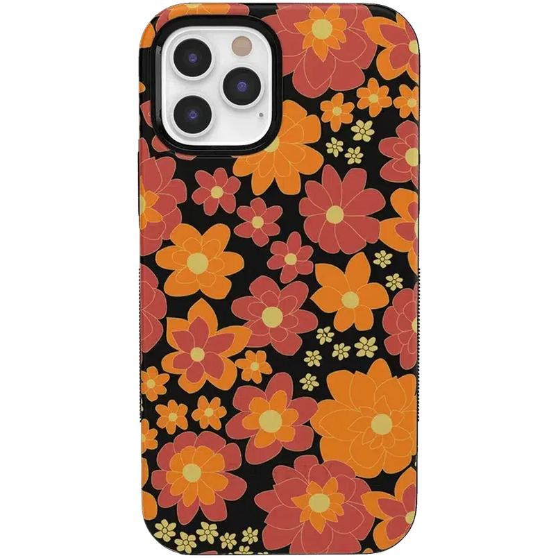 Flower Child | Bright Retro Floral Case iPhone Case get.casely Bold iPhone 12 Pro 