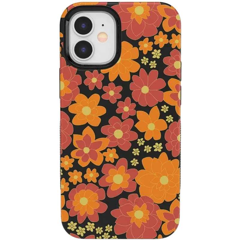 Flower Child | Bright Retro Floral Case iPhone Case get.casely Bold iPhone 12 Mini 