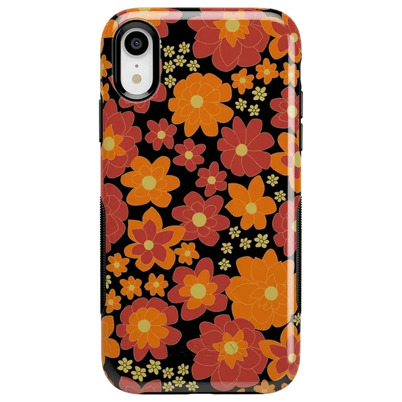 Flower Child | Bright Retro Floral Case iPhone Case get.casely Bold iPhone XR 