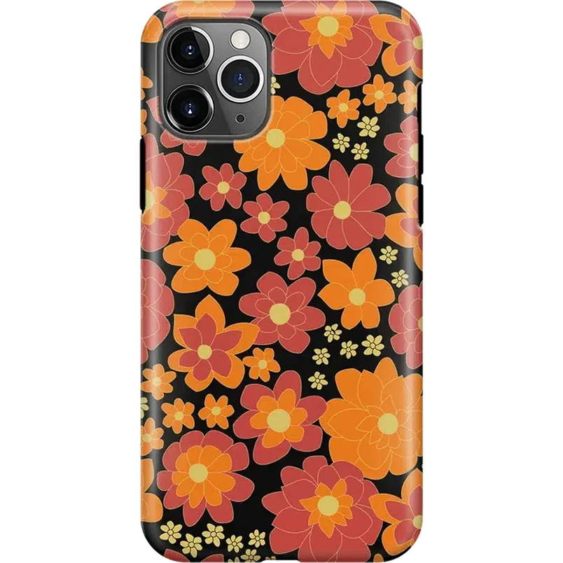 Flower Child | Bright Retro Floral Case iPhone Case get.casely Classic iPhone 11 Pro 