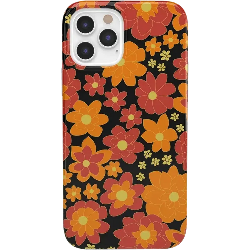 Flower Child | Bright Retro Floral Case iPhone Case get.casely Classic iPhone 12 Pro 