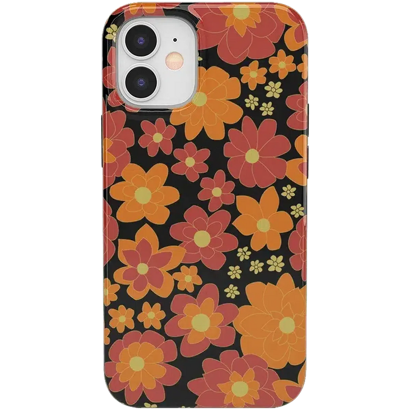 Flower Child | Bright Retro Floral Case iPhone Case get.casely Classic iPhone 12 Mini 