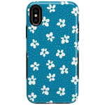 Flower My World | Ocean Blue Floral Case iPhone Case get.casely Bold iPhone XS Max 